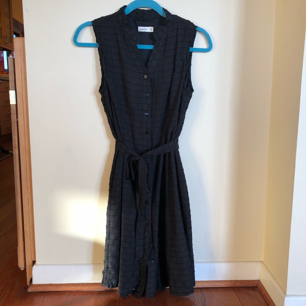 Black Striped Dress